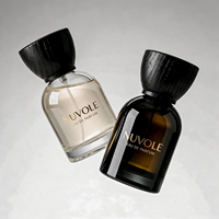 Flacon de parfum en solde, 30 ml transparent, 50 ml flacons de parfum vides en verre, 100 ml flacon de parfum rond avec emballage boîte