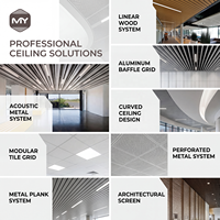 Panneaux de plafond suspendus en alliage d'aluminium perforé, isolants thermiquement, pour gymnases et utilisation en extérieur, vente en gros