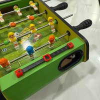 Mini-jeu de football de table classique de 34 cm pour enfants, en MDF, jeu de baby-foot pour enfants en vente