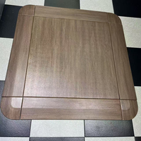 Dalles de sol en mousse souple anti-choc de haute qualité, revêtement de sol en caoutchouc pour salle de sport, tapis en PVC expansé à grain de bois pour salle de jeux