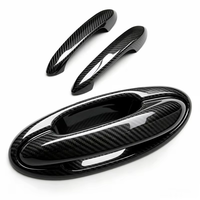 Cubierta Protectora de Fibra de Carbono para Manijas de Puerta Exteriores, Juego de Adhesivos Decorativos para BMW Serie 3, Serie 5, X1, X3, X4, X5, X6, Todos los Modelos