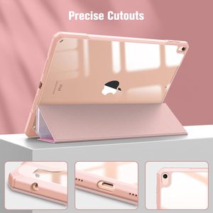 เคสแบบพับสามตอนสำหรับ <span class=keywords><strong>iPad</strong></span> Pro 10.5 นิ้ว/Air3 10.5 นิ้ว และ <span class=keywords><strong>iPad</strong></span> 10.2 นิ้ว ปี 2019/2020/2021 เคส <span class=keywords><strong>iPad</strong></span> พร้อมฝาปิดอะคริลิกลายหินอ่อนสีม่วงไลแลค - Product Image 5