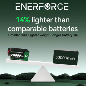 Enerforce 6s 22,2 V 28000mAh 5C RC Drone Batería recargable Paquete de batería de iones de litio para Drones de riego" - Product Image 4