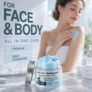 Crema Facial OEM ODM Coreana para el Cuidado de la Piel con GHK-Cu, Péptido de Cobre Azul, Antienvejecimiento, Reparación de la Barrera Cutánea, Reafirmante, Lifting, Bálsamo de Miel y Sebo - Product Image 4