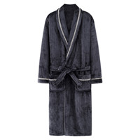 Prix d'usine des peignoirs de luxe Peignoir en peluche long Peignoir épais