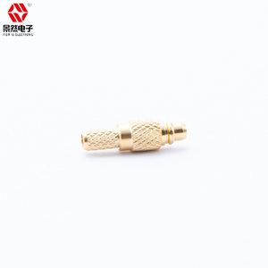 อะแดปเตอร์ขั้วต่อโคแอกเชียลแบบตรงชนิด MMCX ชุบทอง 6A สำหรับสาย RG316/RG174 1p ความต้านทาน 50 โอห์ม ตัวเรือนทองแดงผสมฟอสเฟอร์บรอนซ์ ระดับ <span class=keywords><strong>IP53</strong></span> - Product Image 6