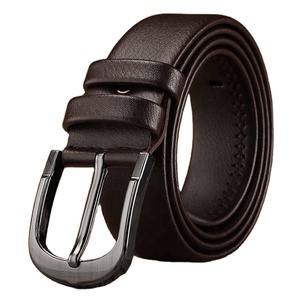 Ceinture pour homme en PVC de haute qualité, style Art Déco, classique, vintage, avec boucle à ardillon, mode <span class=keywords><strong>coréenne</strong></span>, décontractée, pour anniversaire, pour pantalon - Product Image 1