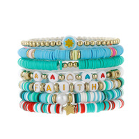 Bracelets en plastique personnalisés avec lettres pour événements, cadeaux promotionnels FAMA Factory, bijoux en plastique pour filles