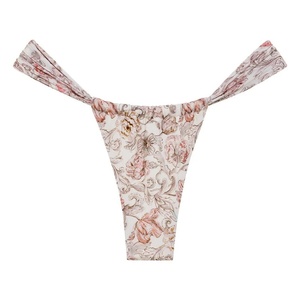 Bikini à armatures en tissu élasthanne nylon personnalisé Bikini à fleurs pour femmes avec string effronté <span class=keywords><strong>sexy</strong></span> - Product Image 5