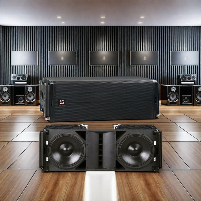 Professional Audio LA-6S Dual 12 Inch Outdoor Concert Sound System Profesional Dj Equipment Speaker