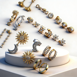 Nuevos <span class=keywords><strong>Pendientes</strong></span> de Plata 925 Chapados en Oro con Diseño de Copo de Nieve y Lazo Cuadrado, Joyería Europea de Alta Calidad para Mujer, Regalos Exquisitos - Product Image 5