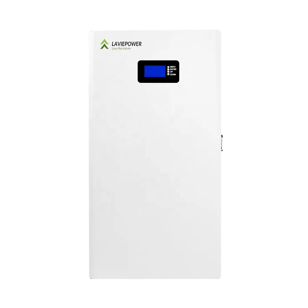 Power Wall baterai Lithium 5,42 kWh LiFePO4 baterai 51.2v 100AH untuk sistem penyimpanan energi rumah