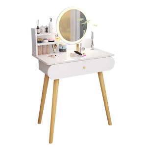 Design moderno bambina camera da letto a casa toletta con specchio e scrivania da spogliatoio - Product Image 5