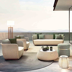 5 pièces exotiques rottan extérieur <span class=keywords><strong>jardin</strong></span> somptueux chaise en rotin et table basse en osier <span class=keywords><strong>salon</strong></span> meubles canapé ensemble - Product Image 1