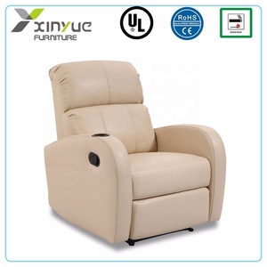 Ev sineması sinema ısıtmalı masaj PU deri eski Peole gibi Recliner kanepe manuel fonksiyonu ile - Product Image 2