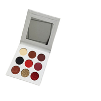 Palette de fards à paupières 9 couleurs, poudre pressée duochrome, fard à paupières waterproof, maquillage multi-couleurs, marque privée