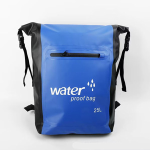 25L Large Capacity Outdoor PVC Waterproof Floating Backpack Roll Top Dry <b>Sack</b> <b>Heavy</b> <b>Duty</b> Bag Wear-Resistant for Hiking Rafting - Product Image 1