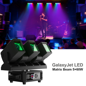 ไฟหัวเคลื่อนที่ SHEHDS 5*60W RGBW Beam Moving Head Light DMX512 RDM ควบคุมพิกเซล ซูม เมทริกซ์ LED สำหรับไนท์คลับ คอนเสิร์ต ดีเจ - Product Image 1