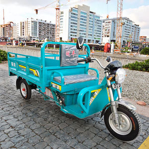 Sepeda roda tiga listrik, 1.9m tiga pintu listrik sepeda roda tiga 1500W DC Motor pembuangan kargo dewasa terbuka 400kg + muatan 30km/jam 70-90km - Product Image 5