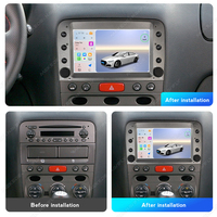 Lecteur audio multimédia MEKEDE avec plusieurs systèmes d'interface utilisateur intégrés, radio, Car-play Auto pour Alfa Romeo 147 GT 7 pouces 2005-2014