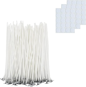 Factory Wholesale Scented Smokeless Pre Waxed Tabbed Paraffin <strong>Wax</strong> Candle Wicks For Wedding And Christmas Parties - Product Image 6