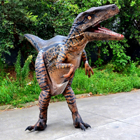 Costume de dinosaure animatronique léger en éponge grandeur nature pour usage extérieur et intérieur, idéal pour centres commerciaux et événements publics - Vente chaude directe usine