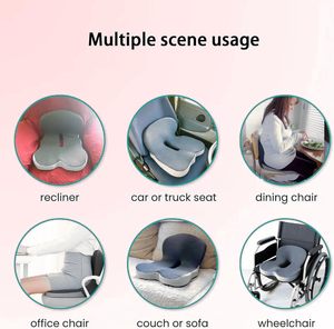 Memory Foam L-Shaped Seat Cushion Backrest Office <b>Chair</b> Cushion Lumbar Support Pain Relief Breathable Car Butt <b>Pad</b> - Product Image 5