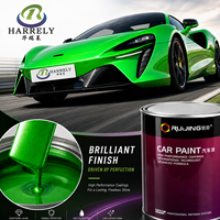 Peinture automobile acrylique unie Ruijing 2K, résistante aux intempéries, anti-décoloration, pigment stable, application par pulvérisation, couche de finition professionnelle pour voiture
