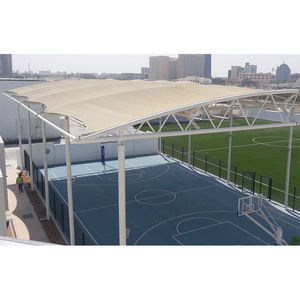 Cubierta para Cancha de Bádminton de Diseño Duradero, Techo para Cancha de Pádel, Estructura de Acero con Membrana Tensada de PVC PVDF - Product Image 3