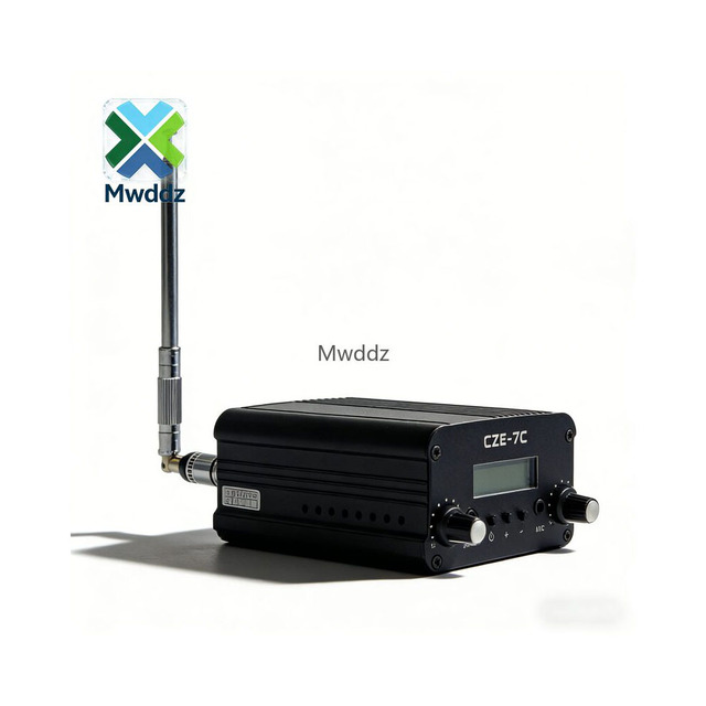 CZE-7C Stereo Frequency Modulation Transmitter Adjustment 1W/7W Radio Emitter Combo with Antenna
