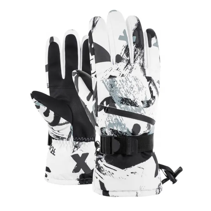 Waterproof & Windproof Snow cycle winter Gloves Touch Screen Custom Waterproof Winter Ski Gloves