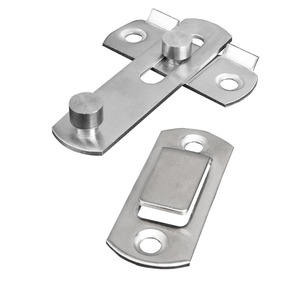 Pestillo de puerta de acero inoxidable tipo A, diseño moderno y sencillo, fácil instalación para la seguridad del hogar - Product Image 5