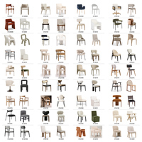 Meubles commerciaux pour la vente en gros, chaise rembourrée moderne pour restaurant.