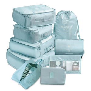Conjunto de bolsas de viaje con gran descuento, bolsa de almacenamiento lavable de tela de algodón, clasificación de ropa, bolsa de equipaje - Product Image 4