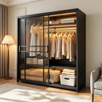 Armoire en acier en gros, haute, de style européen, multifonctionnelle, combinée, pour balcon et salon