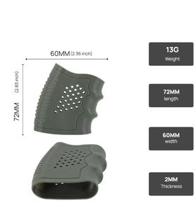 Тактический быстросъемный резиновый чехол-накладка с противоскользящим покрытием для быстрого извлечения, защитный чехол для рукоятки G19/17 - Product Image 2