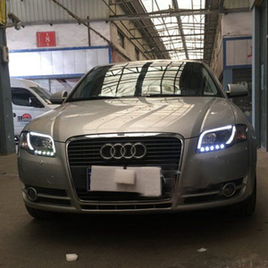 Nuevo 05-08 <span class=keywords><strong>Audi</strong></span> <span class=keywords><strong>A4</strong></span> B7 montaje de <span class=keywords><strong>faros</strong></span> lente doble guía de luz LED Modificación de ojo lágrima 6000K Color para <span class=keywords><strong>faros</strong></span> de xenón - Product Image 2