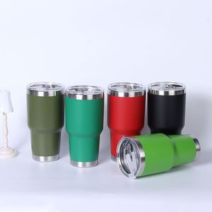 Taza basculante de acero inoxidable con aislamiento al vacío de 30 oz, taza de café de vagón de doble pared, taza basculante de agua de 30 oz - Product Image 2