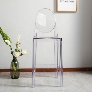 Morezhome moderna colorate di alta plastica sgabelli da bar sedie con poggiapiedi - Product Image 5