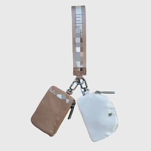 Bolso de Mano Doble Lu con Cierre, Estuche para Llaves y Cartera con Forro de Poliéster, Diseño Unisex Impermeable y Portátil, Estilo Lu - Product Image 3