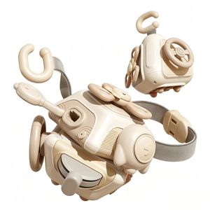 Sensory Six-Sided Rotating Plastic Ball <b>Puzzle</b> Ball-Catching Toy Educational Musical Busy Cube Baby Toy with 10 Different Modes - Product Image 6