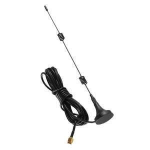 SMA Sucker 4G LTE 698-2700MHz <span class=keywords><strong>Antena</strong></span> magnética exterior <span class=keywords><strong>Antena</strong></span> de látigo magnético flexible inalámbrica con 3 <span class=keywords><strong>metros</strong></span> de <span class=keywords><strong>cable</strong></span> RG174 - Product Image 4