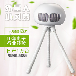 Mini ventilador Alien sin aspas, ventilador de escritorio portátil USB para uso en el hogar, oficina, cochecito de bebé - Product Image 2