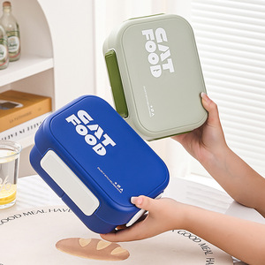 Bencircle B288 Durable Plastic <b>Lunch</b> <b>Box</b> with <b>Compartments</b> Double Layer Bento <b>Box</b> for School Office - Product Image 6