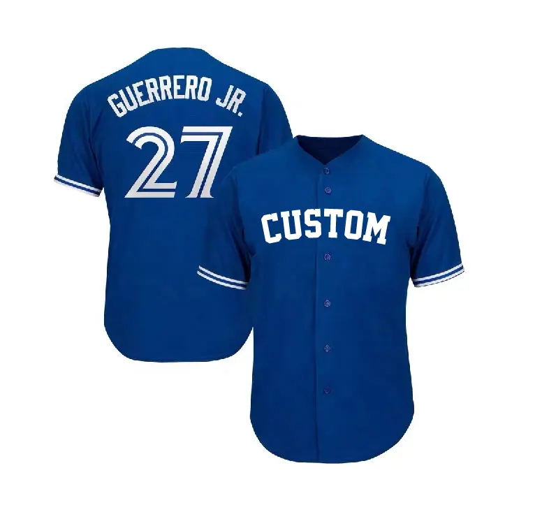 Custom sports team uniform toronto blue style baseball jersey and pants