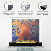 Boîte magnétique transparente MIingShi, boîte de rangement en acrylique avec base noire, boîte ETB, boîte de rangement