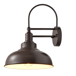 Allred Dusk Dawn Sensor Gooseneck E26 Barn Lamp 2 Packs Garden Outdoor <b>Sconce</b> Farmhouse <b>Wall</b> Light with 2-Year Warranty - Product Image 1