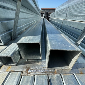 צינור פלדה מרובע מגולוון 40x40x1.5 מ\\\"מ תקן ASTM ללא סגסוגת, צינור מבני/נוזלים - Product Image 4