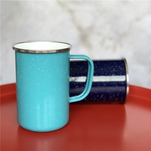 <span class=keywords><strong>Grober</strong></span> esmalte doble pared de gran capacidad ecológico Camping Picnic Hundebecher Tasse Becher Geschenk Wanderer taza al aire libre - Product Image 5