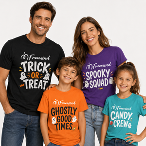 T-shirt unisexe avec imprimé effrayant de Halloween, motif rétro en coton, manches courtes, col rond, tenue de fête sur le thème de la ferme - Product Image 3